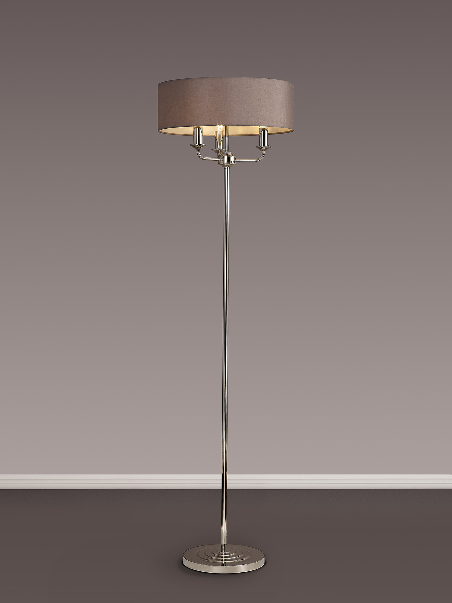 Banyan PN GR Floor Lamps Deco Shaded Floor Lamps